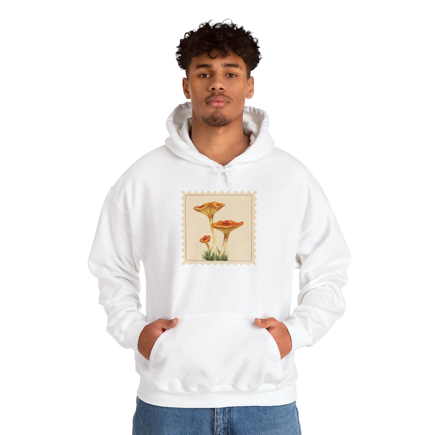 Botanical Print Hoodie, Cozy Sweatshirt, Nature Lover Gift, Comfortable Casual Wear, Fall Fashion, Unisex Hoodie, Comfy Mushroom Hoodie, Nature Vibes, Perfect for Fall