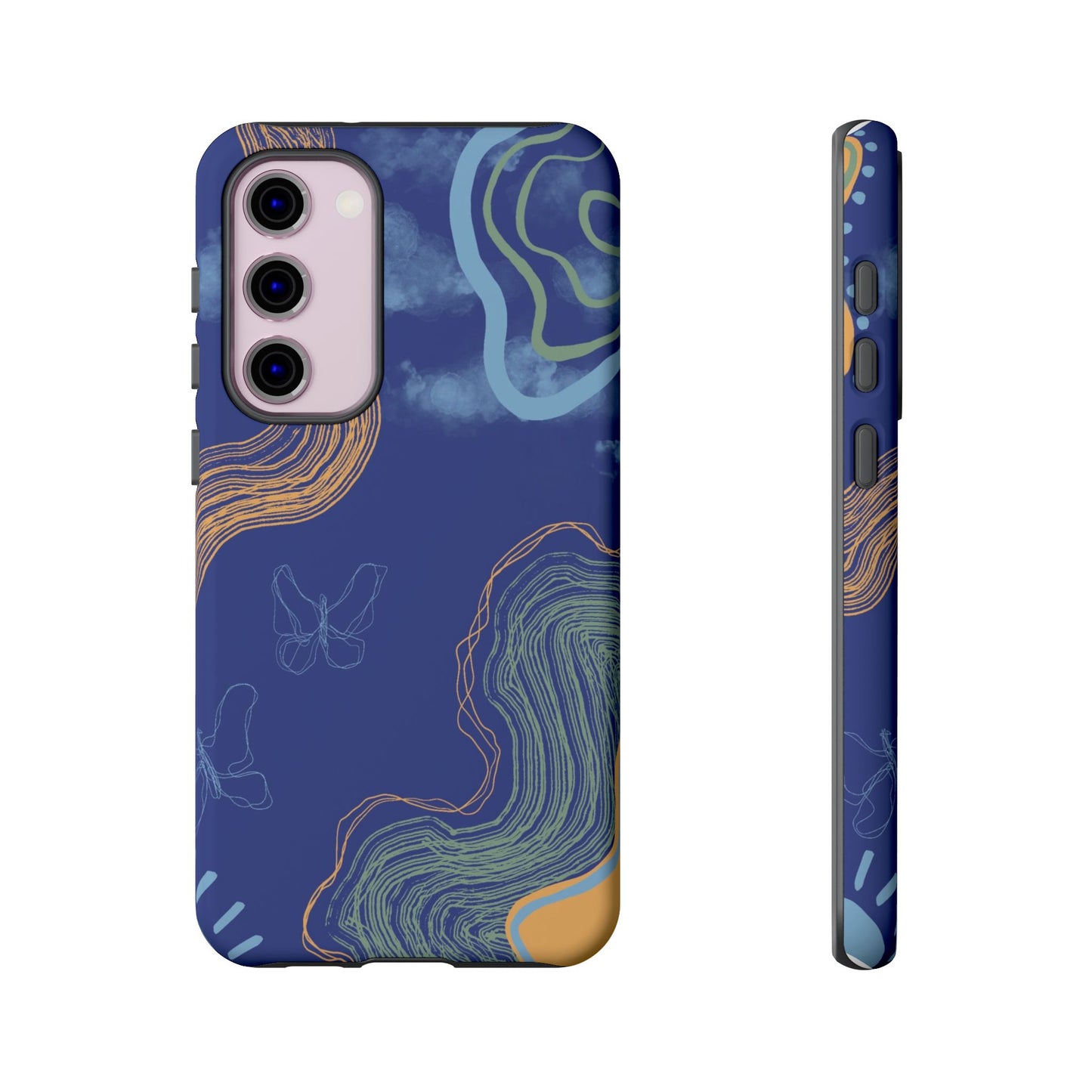 Artistic Phone Case, Abstract Phone Cover, Gift for Her, Modern Design, Boho Phone Case, Unique Phone Accessories