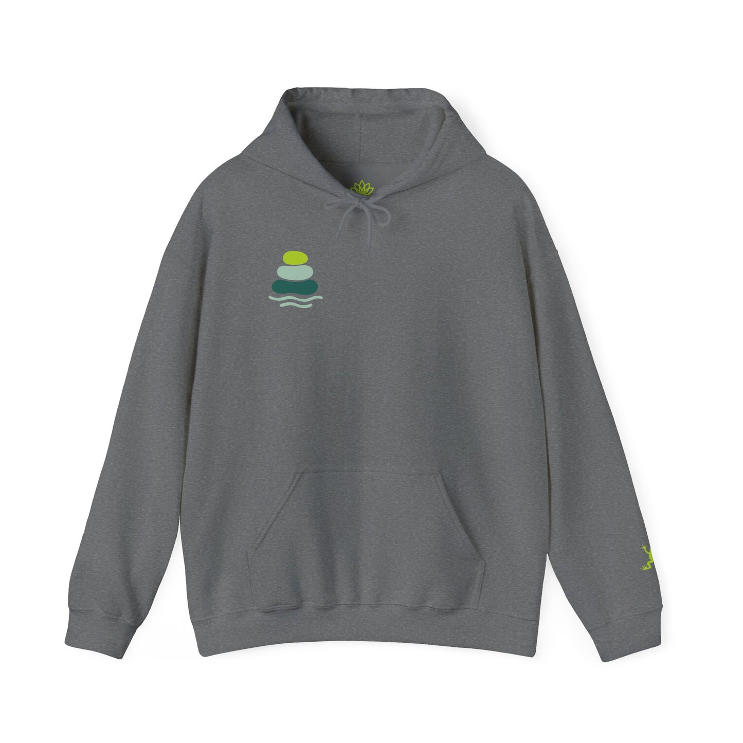 Nature-Inspired Unisex Hooded Sweatshirt, Comfortable Pullover, Casual Clothing, Eco-Friendly Gift, Chill Vibe Hoodie, Relaxing Outfit