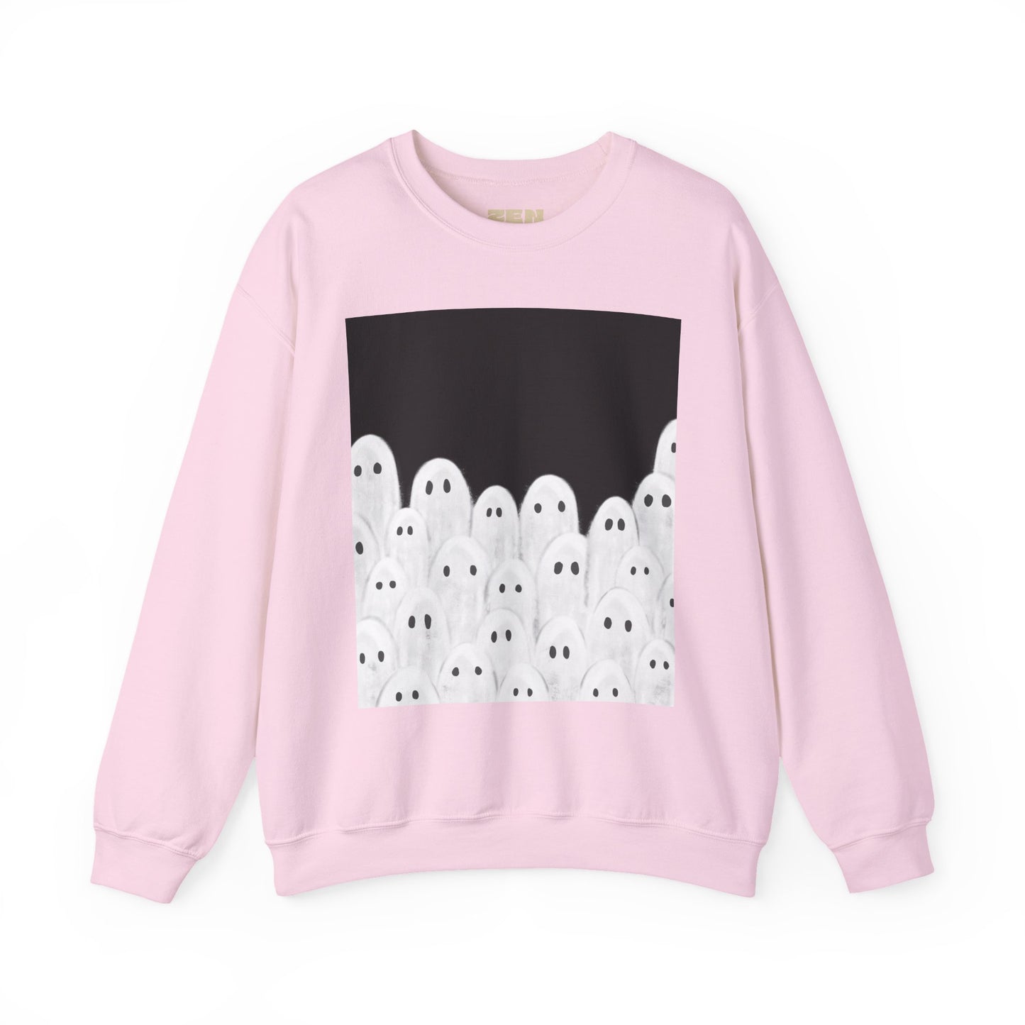 Painted Ghosts Crewneck | Cozy Sweatshirt, Perfect for Halloween, Fall, and Spooky Season