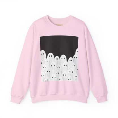 Painted Ghosts Crewneck | Cozy Sweatshirt, Perfect for Halloween, Fall, and Spooky Season