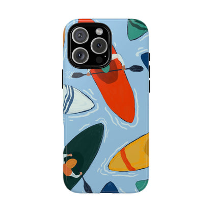 Kayak Phone Case - Tough Cases for Outdoor Enthusiasts, Birthday Gifts, Adventure Gear, Kayaking Accessories, Nature Lover Decor, Artsy Phone Cases