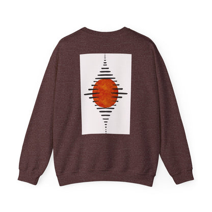 Lotus & Sun Graphic Sweatshirt, Relaxed Fit Crewneck, Perfect Gift for Spring, Cozy Fashion, Unisex Apparel, Gift for Him, Gift for Her, Fall Vibes, Autumn Crewneck