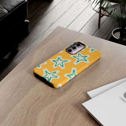 Retro Star Pattern Phone Case | Tough Cases, Colorful Cover for Phones, Phone Accessories, Gift for Her, Trendy Cases