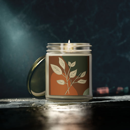 Aromatherapy Candle Jar, Eco-Friendly Home Decor, Relaxing Gift, Spa Vibes, Organic Coconut Apricot Wax