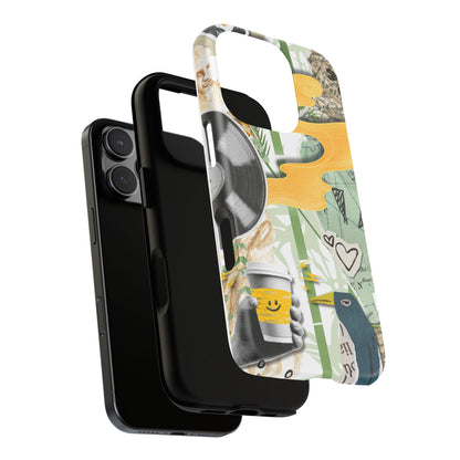 Artistic Phone Case, Unique Cell Phone Cover, Trendy Gifts for Music Lovers, Eco-Friendly Phone Accessory, Stylish Tech Gifts, Cool Cases, Unique Phone Cases