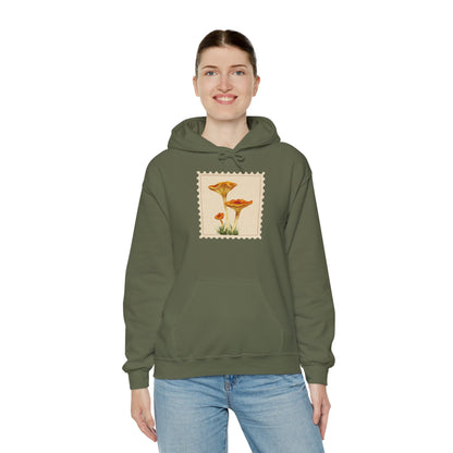 Botanical Print Hoodie, Cozy Sweatshirt, Nature Lover Gift, Comfortable Casual Wear, Fall Fashion, Unisex Hoodie, Comfy Mushroom Hoodie, Nature Vibes, Perfect for Fall
