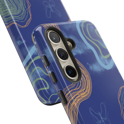 Artistic Phone Case, Abstract Phone Cover, Gift for Her, Modern Design, Boho Phone Case, Unique Phone Accessories