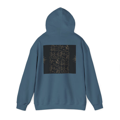 Lotus Design Hooded Sweatshirt, Unisex Hoodie, Cozy Fashion, Yoga Gift, Spiritual Apparel, Meditation Wear, Gift for Him, Gift for Her, Fall Crewneck, Autumn Vibes