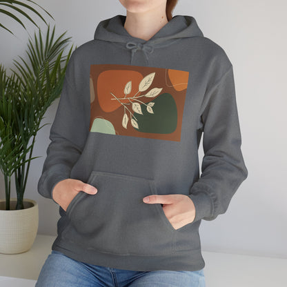 Botanical Design Unisex Hoodie, Cozy Sweatshirt for Nature Lovers, Gift for Friends, Autumn Fashion, Comfortable Casual Wear