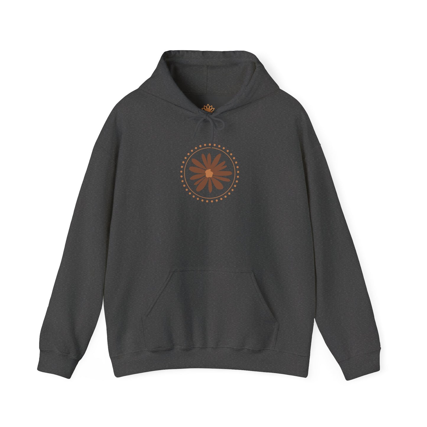 Chic Flower Design Unisex Hoodie, Cozy Sweatshirt, Trendy Gift for Her, Fall Fashion, Casual Comfort Wear