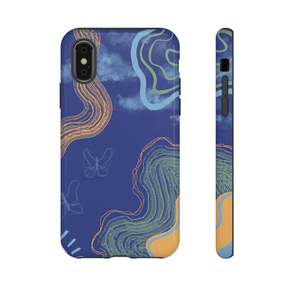 Artistic Phone Case, Abstract Phone Cover, Gift for Her, Modern Design, Boho Phone Case, Unique Phone Accessories