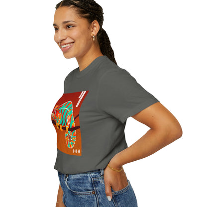 Vibrant Chameleon T-Shirt | Eco-friendly Fashion Tee, Unisex Graphic Tee, Animal Lover Shirt, Gift for Nature Enthusiasts