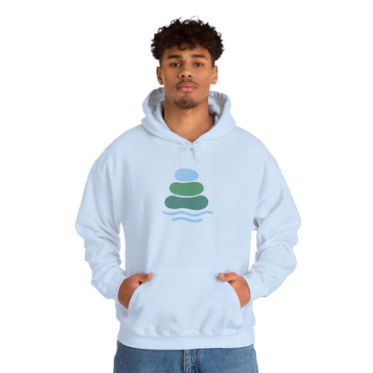 Zen-Inspired Unisex Hooded Sweatshirt, Relaxing Sweatshirt, Comfortable Hoodie, Gift for Meditation Lovers, Cozy Outerwear for All Occasions