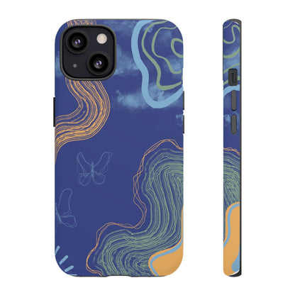 Artistic Phone Case, Abstract Phone Cover, Gift for Her, Modern Design, Boho Phone Case, Unique Phone Accessories
