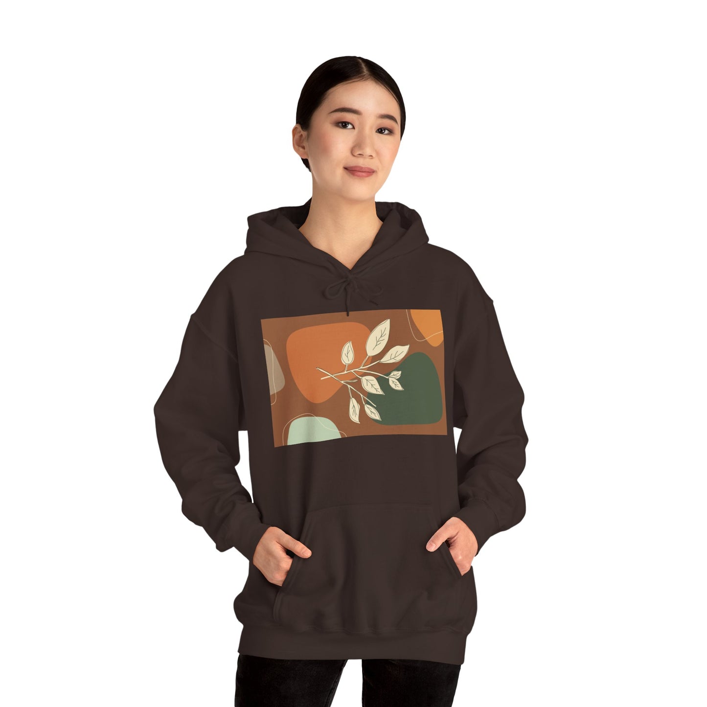 Botanical Design Unisex Hoodie, Cozy Sweatshirt for Nature Lovers, Gift for Friends, Autumn Fashion, Comfortable Casual Wear