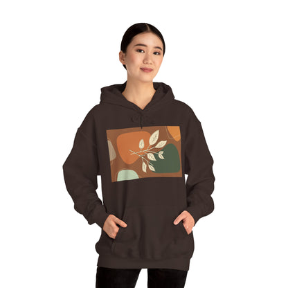 Botanical Design Unisex Hoodie, Cozy Sweatshirt for Nature Lovers, Gift for Friends, Autumn Fashion, Comfortable Casual Wear