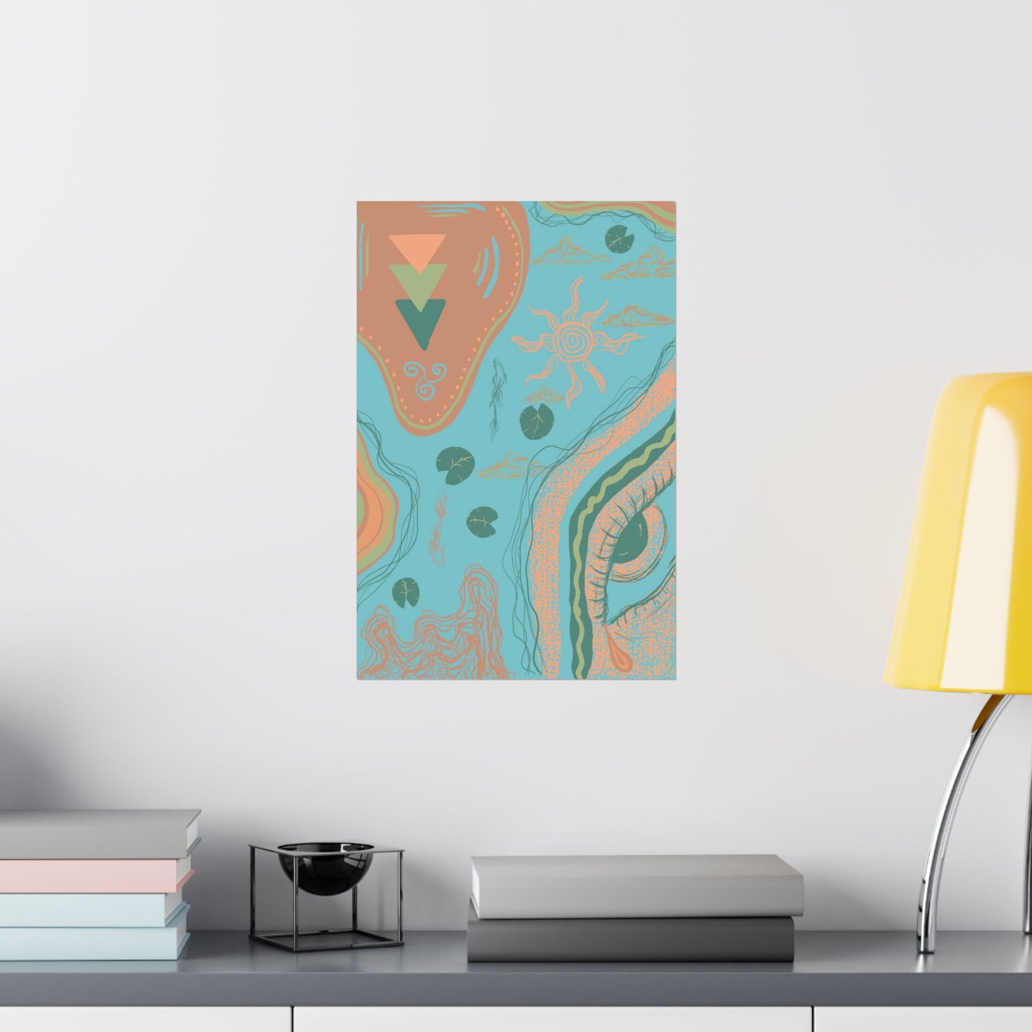 Bohemian Matte Vertical Posters, Wall Art Decor, Home Decoration, Gift for Art Lovers, Aesthetic Room Decor, Unique Wall Art