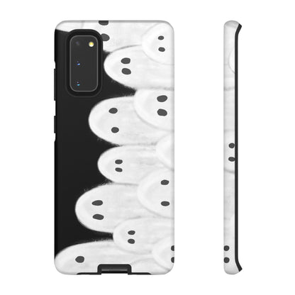 Painted Ghosts Phone Case | Ghostly Tough Phone Case for Spooky Style, Halloween Gift, Phone Cover, Ghost Theme, Unique Accessory, Spooky Season, Viral Painted Ghosts Inspired Design