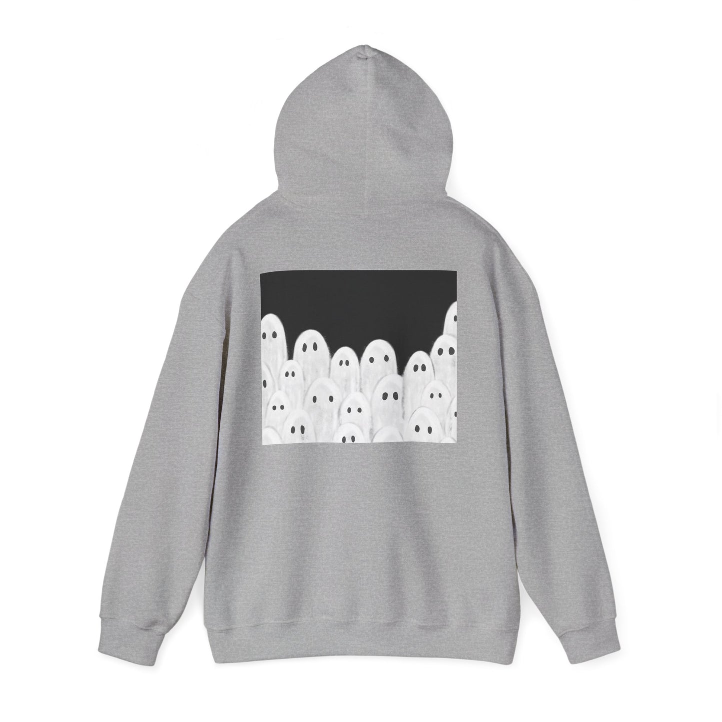 Painted Ghosts Pullover | Halloween Ghost Hoodie, Unisex Boo Sweatshirt, Spooky Gift for Fall, Cozy Halloween Apparel, Ghost Lover Hoodie, Perfect for Spooky Season