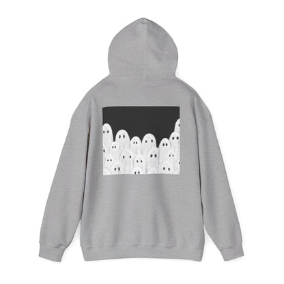 Painted Ghosts Pullover | Halloween Ghost Hoodie, Unisex Boo Sweatshirt, Spooky Gift for Fall, Cozy Halloween Apparel, Ghost Lover Hoodie, Perfect for Spooky Season