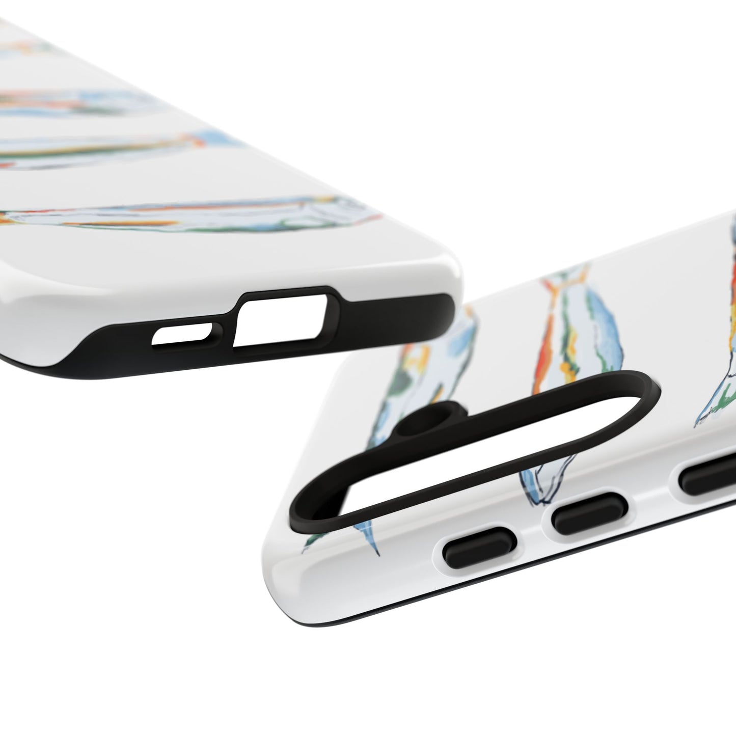 Tough Cases – Artistic Fish Design Phone Case, Unique Gift for Aquatic Lovers, Perfect for Birthdays, Holidays, and Everyday Use, Quirky Cases, Fun Phone Cases