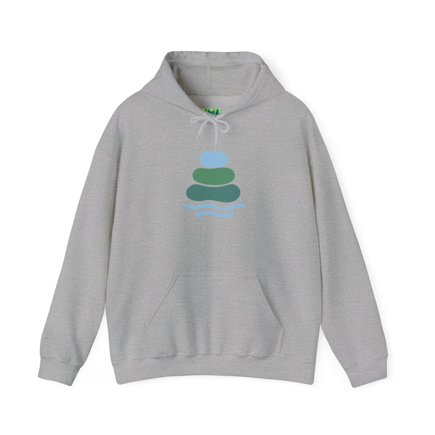Zen-Inspired Unisex Hooded Sweatshirt, Relaxing Sweatshirt, Comfortable Hoodie, Gift for Meditation Lovers, Cozy Outerwear for All Occasions