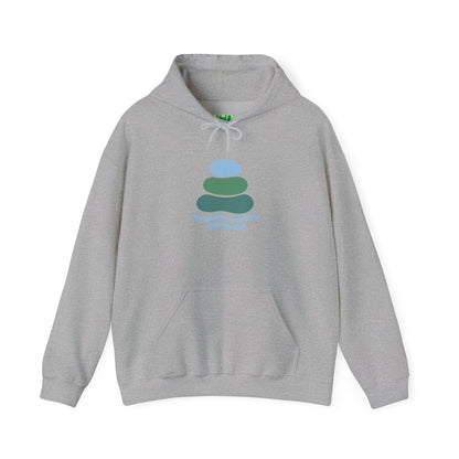 Zen-Inspired Unisex Hooded Sweatshirt, Relaxing Sweatshirt, Comfortable Hoodie, Gift for Meditation Lovers, Cozy Outerwear for All Occasions