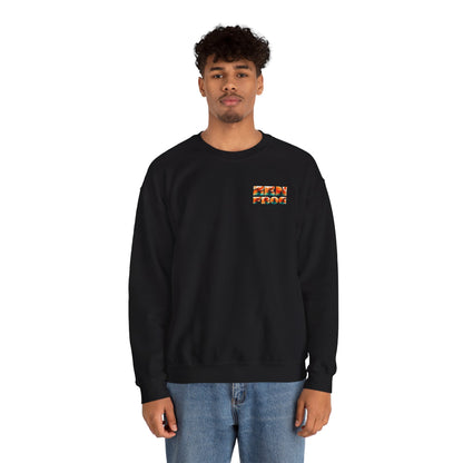Funky Snake Unisex Crewneck Sweatshirt, Cozy Apparel, Unique Gift, Snake Art, Relaxed Style, Perfect for Casual Outings