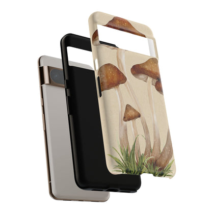 Mushroom Phone Case - Nature Lover, Eco-Friendly Gift, Cute Cell Phone Cover, Aesthetic Tech Accessory, Unique Fall Decor, Artsy Phone Cases, Cute, Gift for Her, Nature-inspired Designs, Durable Cases