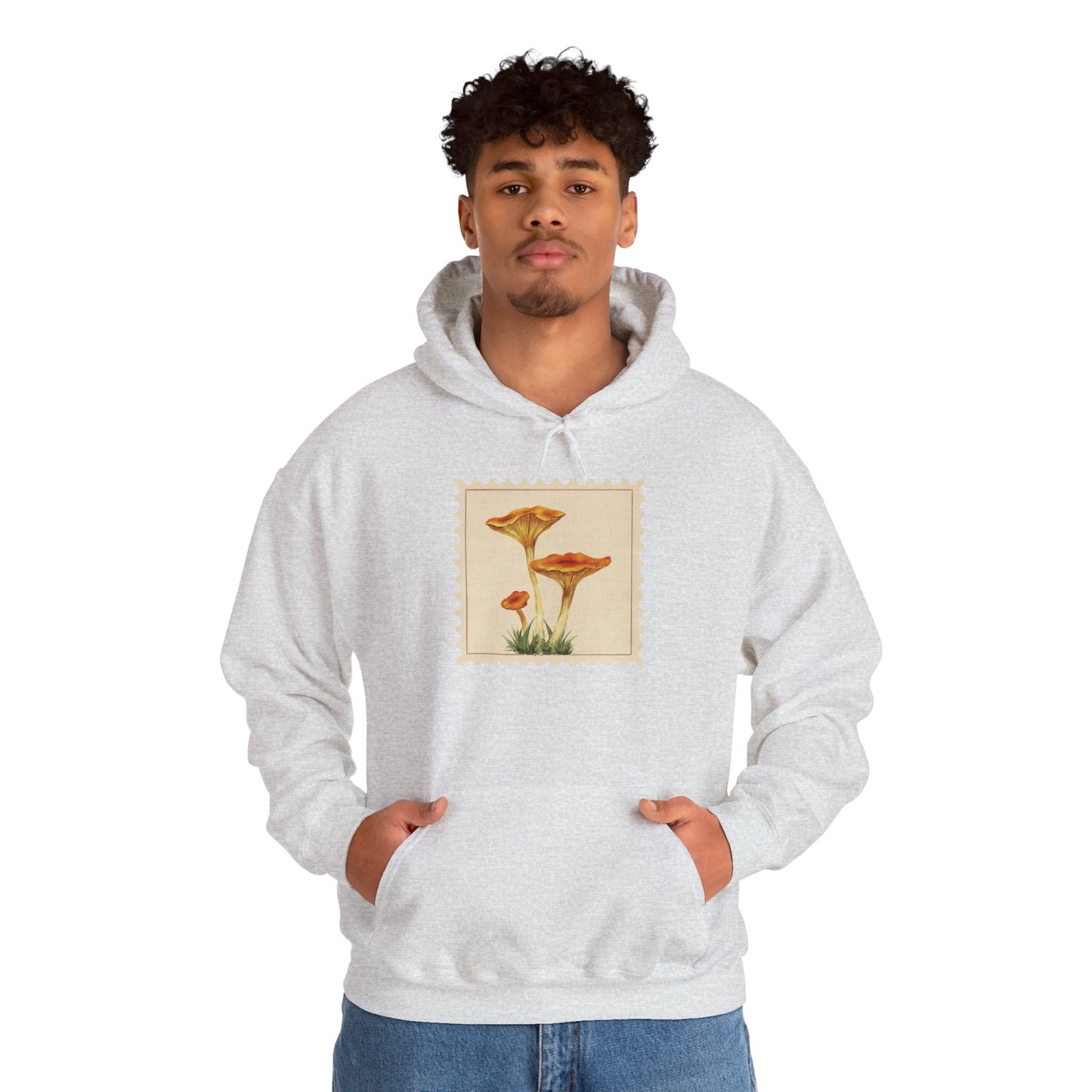 Botanical Print Hoodie, Cozy Sweatshirt, Nature Lover Gift, Comfortable Casual Wear, Fall Fashion, Unisex Hoodie, Comfy Mushroom Hoodie, Nature Vibes, Perfect for Fall