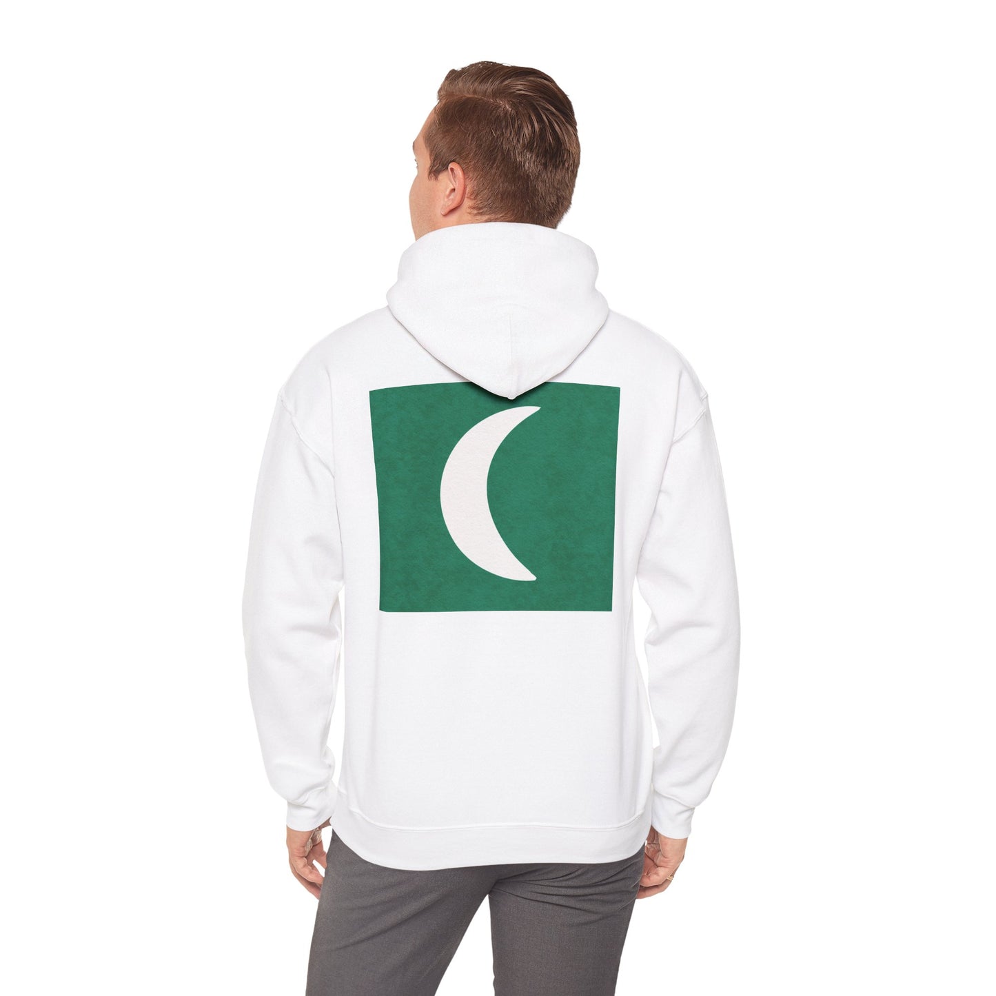 Zen Frog Hooded Sweatshirt - Cozy Unisex Hoodie, Casual Wear, Spring Fashion, Unique Gifts, Streetwear Style, Simple Moon Design, Gift for Him, Gift for Her