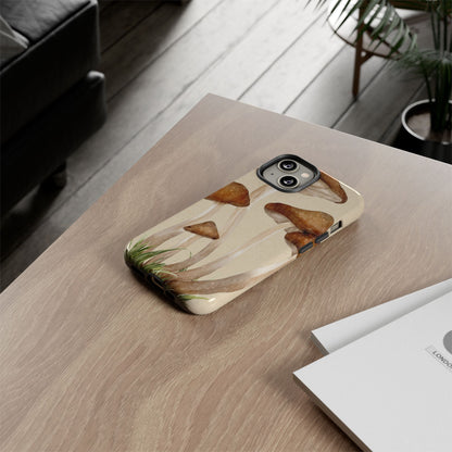 Mushroom Phone Case - Nature Lover, Eco-Friendly Gift, Cute Cell Phone Cover, Aesthetic Tech Accessory, Unique Fall Decor, Artsy Phone Cases, Cute, Gift for Her, Nature-inspired Designs, Durable Cases