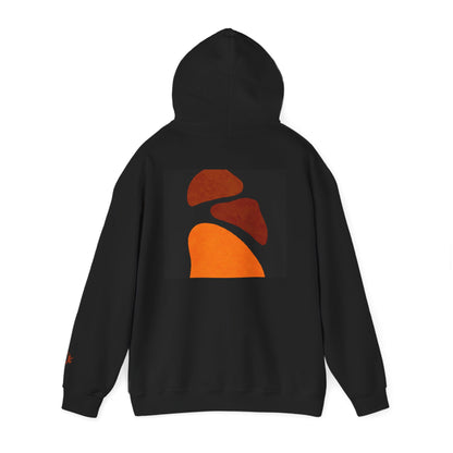Artistic Unisex Hooded Sweatshirt - Cozy Streetwear, Casual Outfit, Perfect Gift, Fall Fashion, Graphic Hoodie