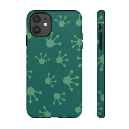 Frog Print Phone Case, Nature Lover Gift, Eco-Friendly Cover, Fun Green Design, Unique Frog Accessories