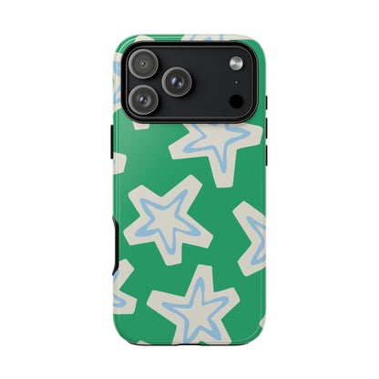 Retro Star Pattern Phone Case | Tough Cases, Colorful Cover for Phones, Phone Accessories, Gift for Her, Trendy Cases