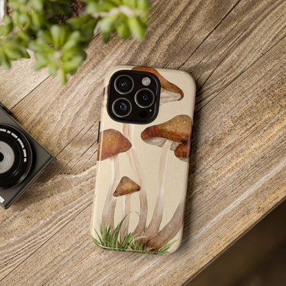 Mushroom Phone Case - Nature Lover, Eco-Friendly Gift, Cute Cell Phone Cover, Aesthetic Tech Accessory, Unique Fall Decor, Artsy Phone Cases, Cute, Gift for Her, Nature-inspired Designs, Durable Cases