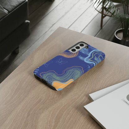 Artistic Phone Case, Abstract Phone Cover, Gift for Her, Modern Design, Boho Phone Case, Unique Phone Accessories