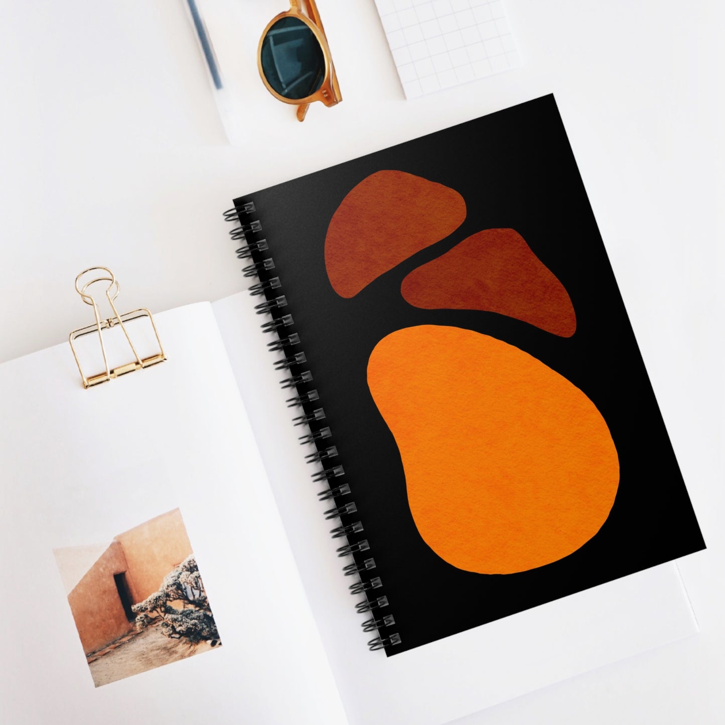 Stylish Ruled Spiral Notebook - Artistic Design, Unique Gifts, Journaling, Writing, Back to School, Gift for Her