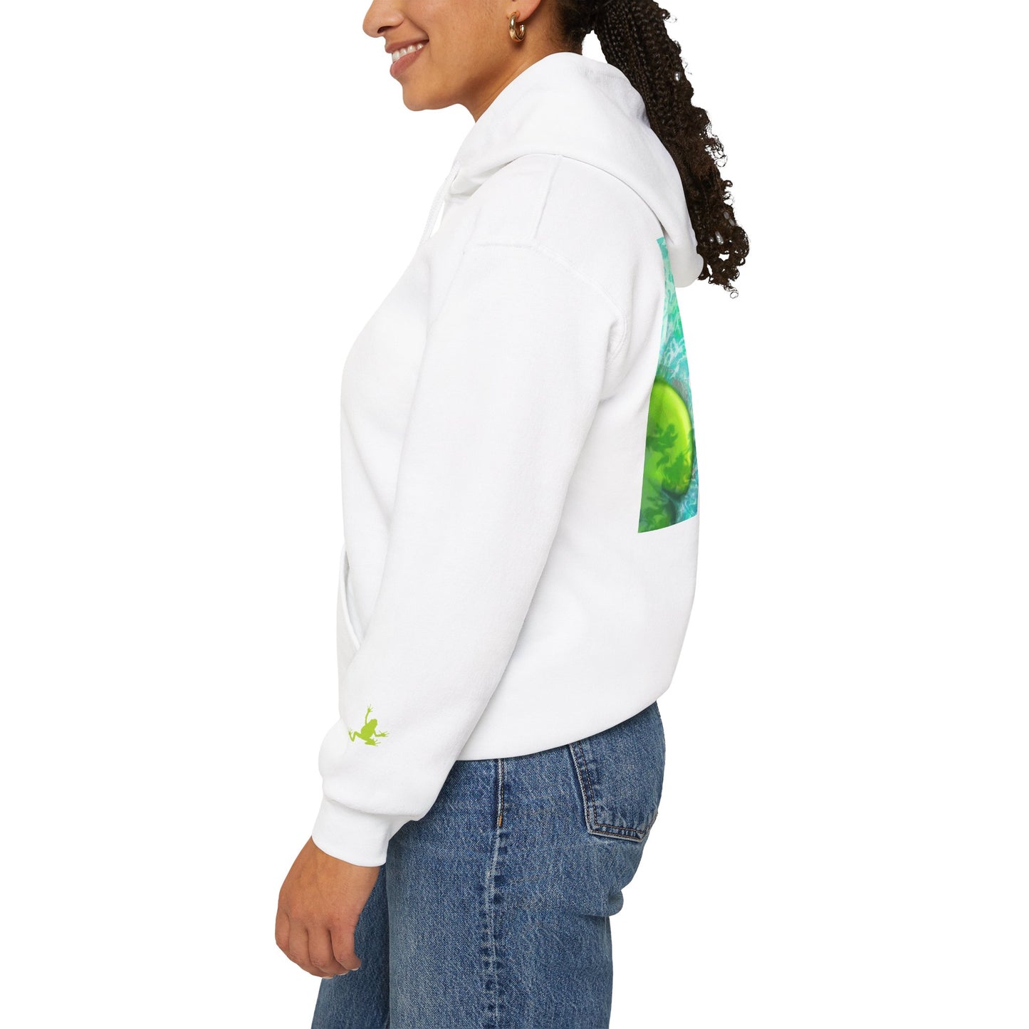 Nature-Inspired Unisex Hooded Sweatshirt, Comfortable Pullover, Casual Clothing, Eco-Friendly Gift, Chill Vibe Hoodie, Relaxing Outfit