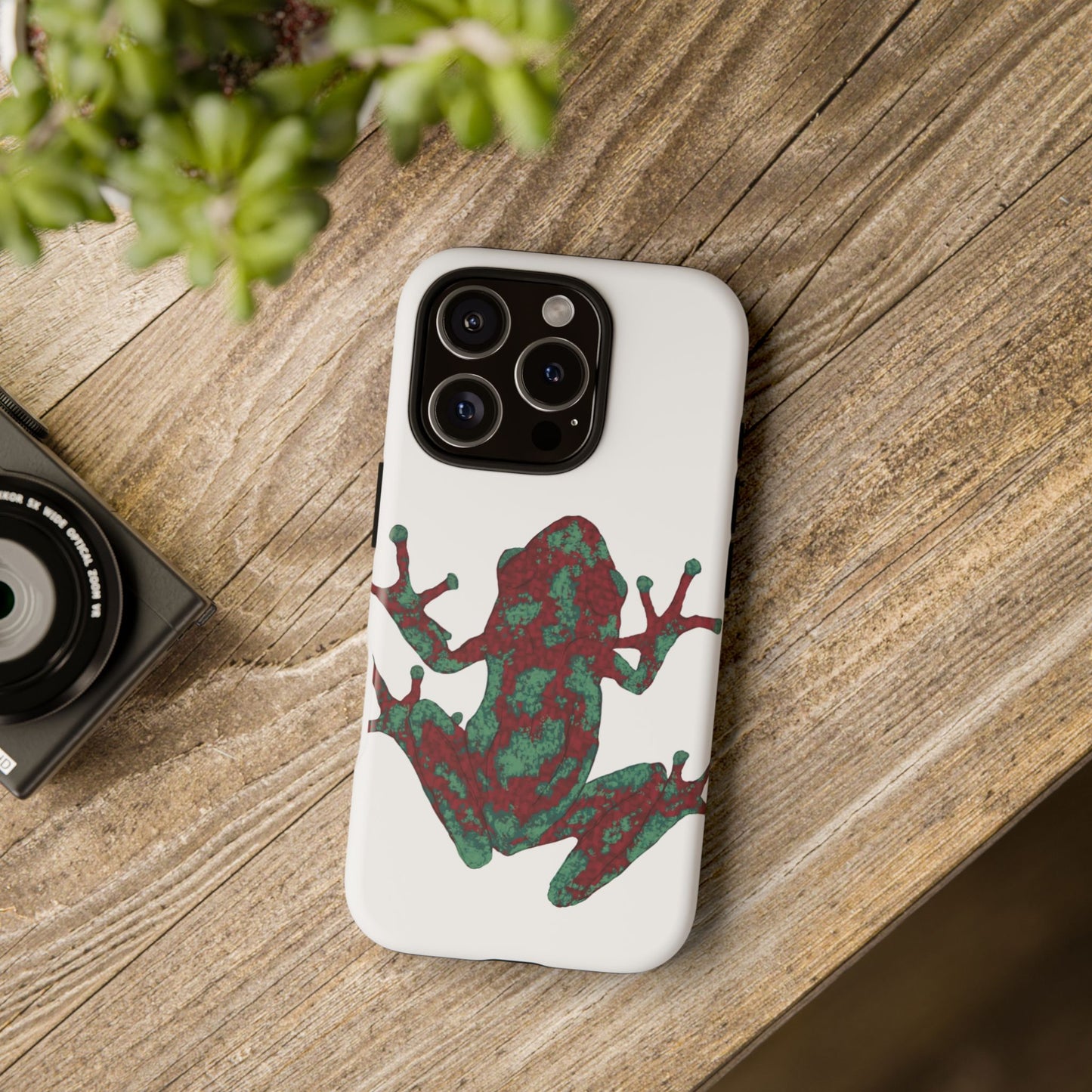 Frog Phone Case, Tough Cases, Eco-Friendly Phone Accessories, Unique Gifts for Nature Lovers, Cute Frog Design