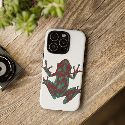 Frog Phone Case, Tough Cases, Eco-Friendly Phone Accessories, Unique Gifts for Nature Lovers, Cute Frog Design