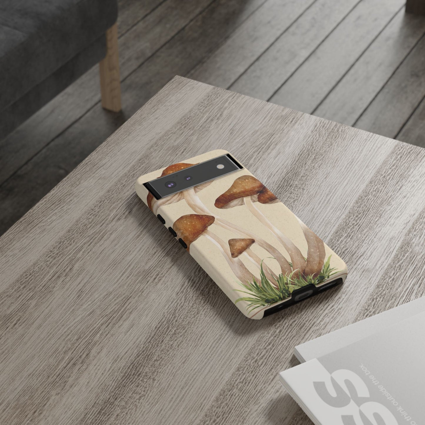 Mushroom Phone Case - Nature Lover, Eco-Friendly Gift, Cute Cell Phone Cover, Aesthetic Tech Accessory, Unique Fall Decor, Artsy Phone Cases, Cute, Gift for Her, Nature-inspired Designs, Durable Cases