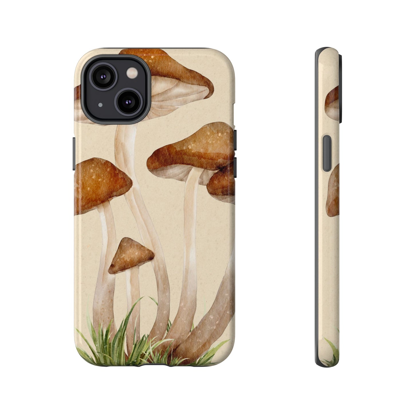 Mushroom Phone Case - Nature Lover, Eco-Friendly Gift, Cute Cell Phone Cover, Aesthetic Tech Accessory, Unique Fall Decor, Artsy Phone Cases, Cute, Gift for Her, Nature-inspired Designs, Durable Cases