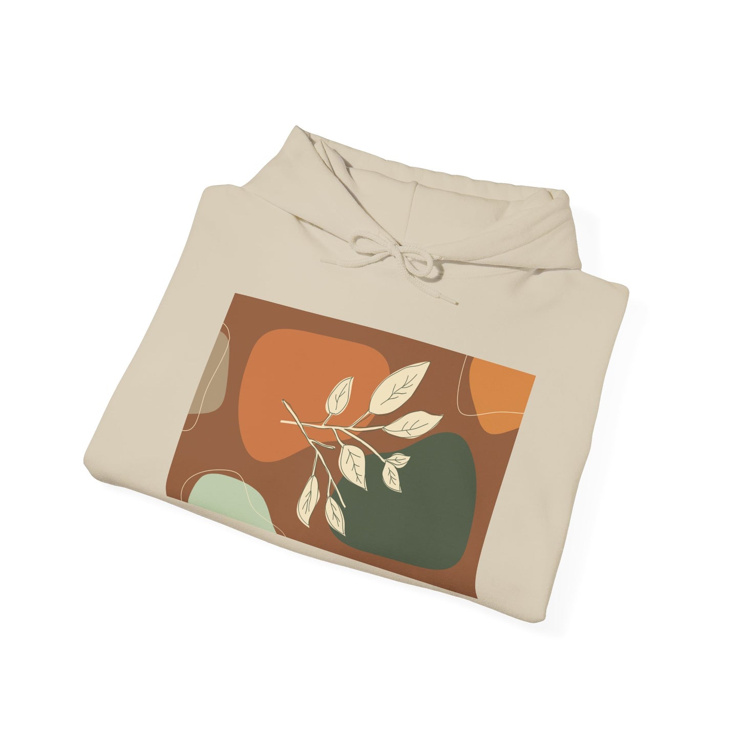 Botanical Design Unisex Hoodie, Cozy Sweatshirt for Nature Lovers, Gift for Friends, Autumn Fashion, Comfortable Casual Wear