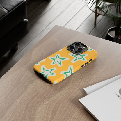 Retro Star Pattern Phone Case | Tough Cases, Colorful Cover for Phones, Phone Accessories, Gift for Her, Trendy Cases