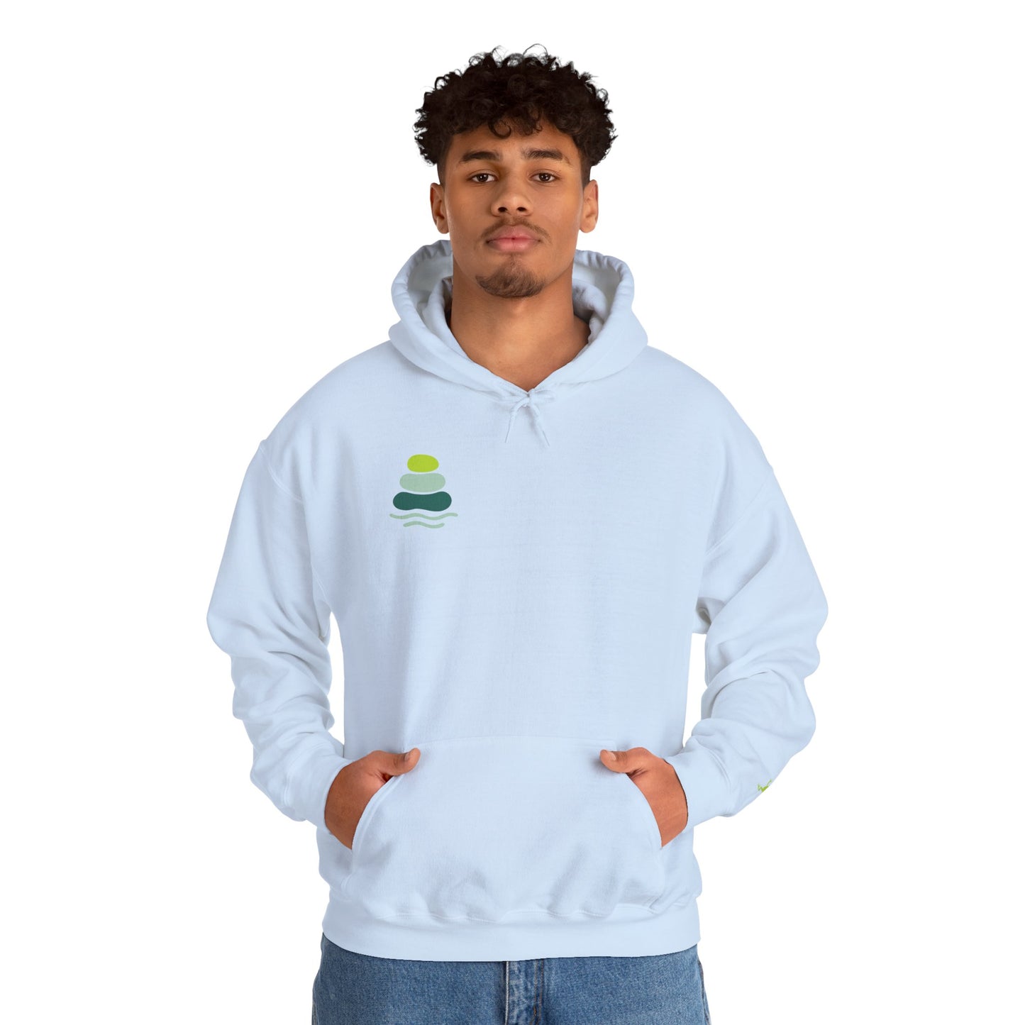 Nature-Inspired Unisex Hooded Sweatshirt, Comfortable Pullover, Casual Clothing, Eco-Friendly Gift, Chill Vibe Hoodie, Relaxing Outfit