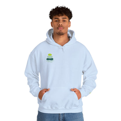 Nature-Inspired Unisex Hooded Sweatshirt, Comfortable Pullover, Casual Clothing, Eco-Friendly Gift, Chill Vibe Hoodie, Relaxing Outfit