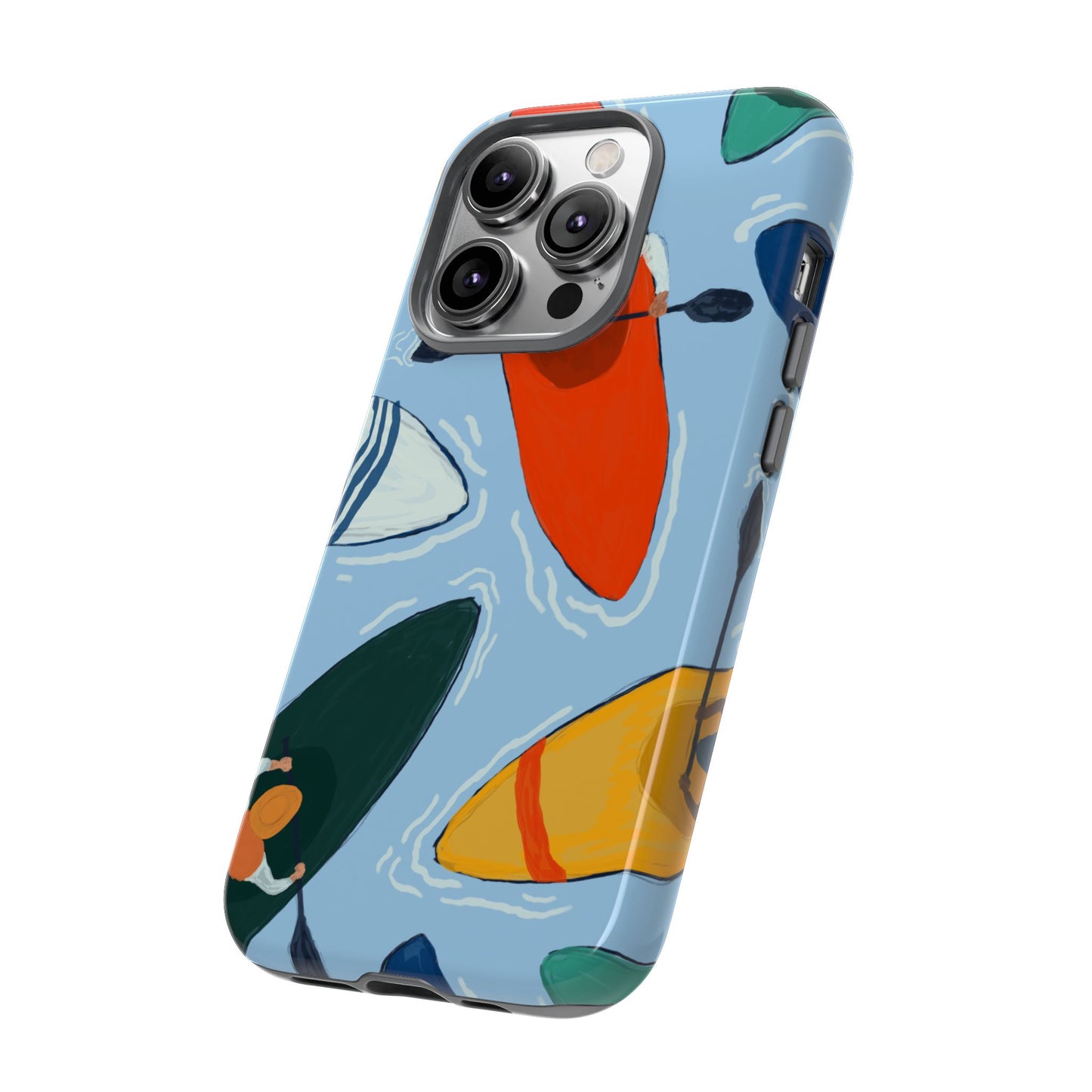 Kayak Phone Case - Tough Cases for Outdoor Enthusiasts, Birthday Gifts, Adventure Gear, Kayaking Accessories, Nature Lover Decor, Artsy Phone Cases