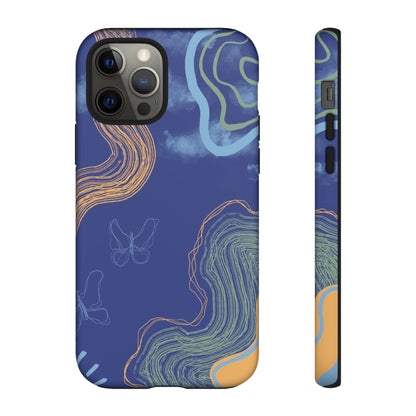 Artistic Phone Case, Abstract Phone Cover, Gift for Her, Modern Design, Boho Phone Case, Unique Phone Accessories